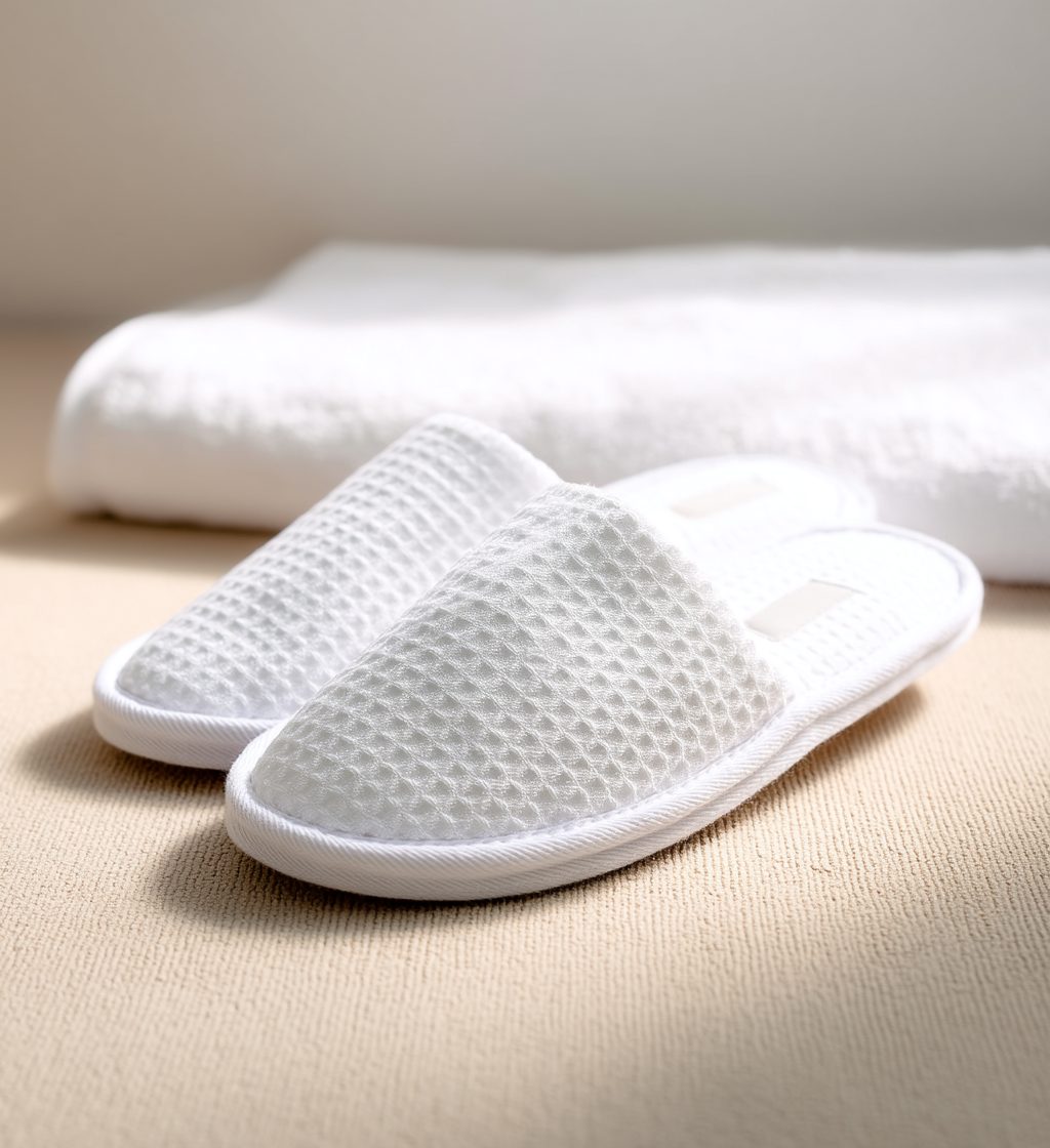 Waffle Weave Slippers