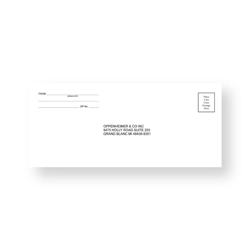 Oppenheimer #9 Envelope